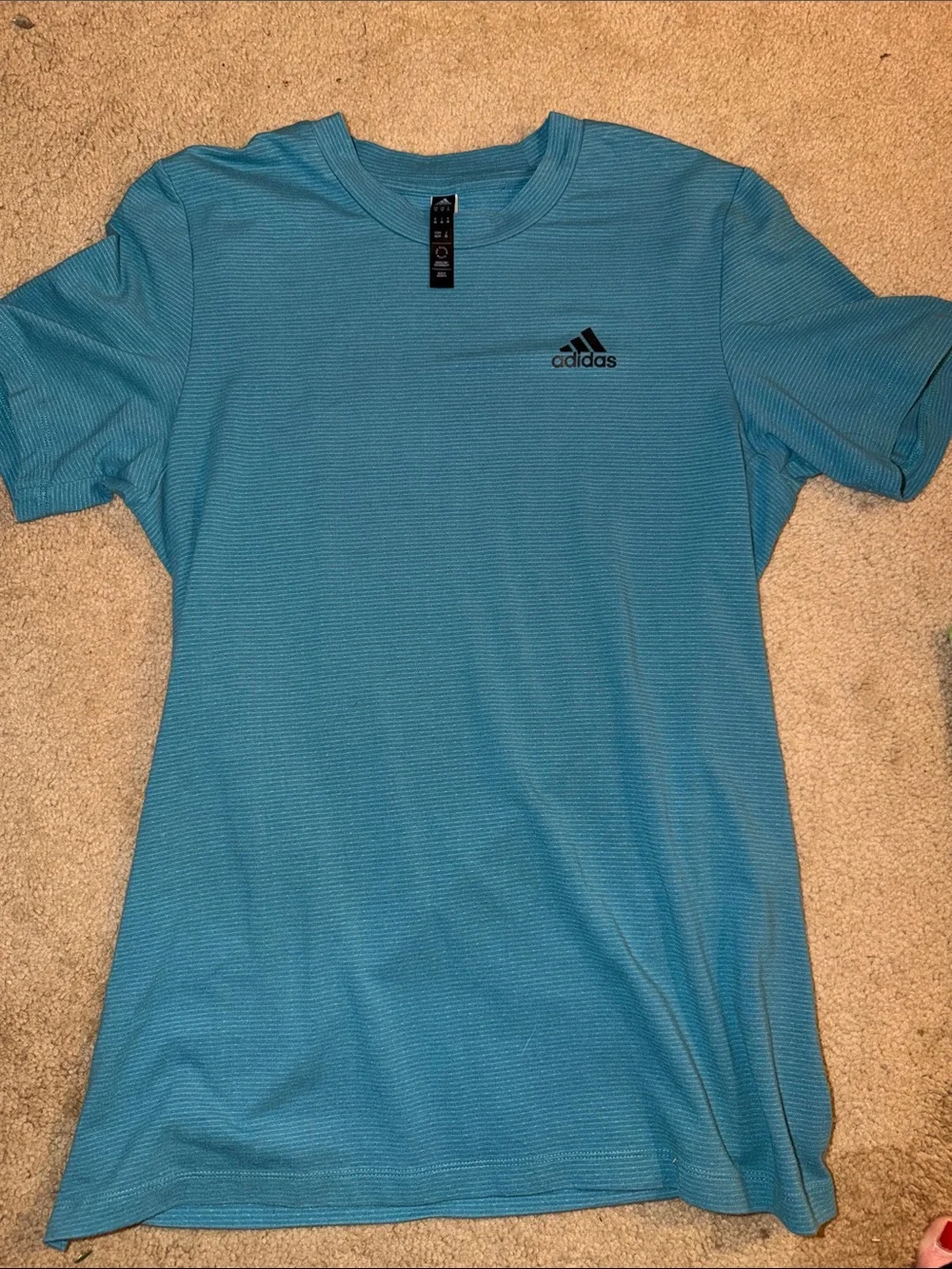 adidas Men’s striped  Tee - Blue
